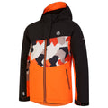 Orange vif - Noir - Side - Dare 2B - Blouson de ski HUMOUR - Enfant