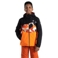 Orange vif - Noir - Lifestyle - Dare 2B - Blouson de ski HUMOUR - Enfant