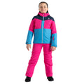 Bleu de suéde - Rose bonbon - Pack Shot - Dare 2B - Blouson de ski SLUSH - Enfant