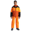 Noir - Orange vif - Pack Shot - Dare 2B - Blouson de ski SLUSH - Enfant