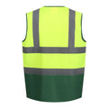 Jaune fluo - Vert - Back - Regatta - Gilet haute visibilité PRO - Homme