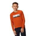 Orange brûlé - Lifestyle - Regatta - T-shirt WENBIE KEEP GOING - Enfant