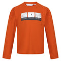 Orange brûlé - Front - Regatta - T-shirt WENBIE KEEP GOING - Enfant