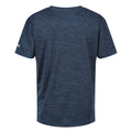 Bleu foncé chiné - Back - Regatta - T-shirt ALVARADO - Enfant