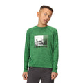 Vert des champs - Lifestyle - Regatta - T-shirt BURNLEE ROAM FREE - Enfant