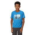 Bleu indigo - Pack Shot - Regatta - T-shirt ALVARADO - Enfant