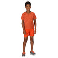 Rouge orangé - Orange flamboyant - Pack Shot - Regatta - Short SORCER MOUNTAIN - Enfant