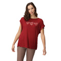 Cabernet - Side - Regatta - T-shirt ROSELYNN - Femme