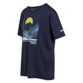 Bleu marine - Side - Regatta - T-shirt ALVARDO - Enfant