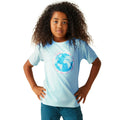 Turquoise délavé - Lifestyle - Regatta - T-shirt ALVARDO - Enfant
