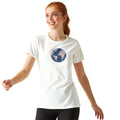 Blanc - Globe terrestre - Side - Regatta - T-shirt FINGAL - Femme