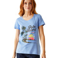 Bleu hortensia - Lifestyle - Regatta - T-shirt FILANDRA - Femme