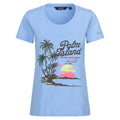 Bleu hortensia - Front - Regatta - T-shirt FILANDRA - Femme