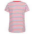 Rouge vif - Blanc - Back - Regatta - T-shirt FILANDRA - Femme