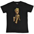 Noir - Front - Guardians Of The Galaxy - T-shirt - Adulte