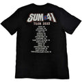 Noir - Back - Sum 41 - T-shirt ALL KILLER NO FILLER EUROPEAN TOUR - Adulte