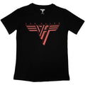 Noir - Rouge - Front - Van Halen - T-shirt CLASSIC - Femme