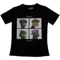 Noir - Front - Gorillaz - T-shirt DEMON DAYS - Femme