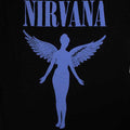 Noir - Bleu - Back - Nirvana - T-shirt ANGELIC MONO - Femme