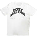 Blanc - Back - Post Malone - T-shirt TOUR - Adulte