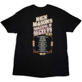 Noir - Back - Nick Mason's Saucerful Of Secrets - T-shirt EUROPE TOUR - Adulte