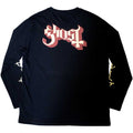 Noir - Back - Ghost - T-shirt PAPA & RADIENT GHOULS - Adulte