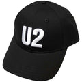 Noir - Blanc - Front - U2 - Casquette de baseball - Adulte