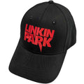 Noir - Rouge - Front - Linkin Park - Casquette de baseball - Adulte