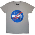 Gris - Front - David Bowie - T-shirt STARMAN - Adulte