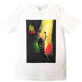 Blanc - Front - Bob Marley - T-shirt ONE LOVE - Adulte