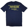 Bleu marine - Back - Post Malone - T-shirt LIVE IN CONCERT - Adulte