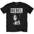 Noir - Front - Amy Winehouse - T-shirt REBEL - Adulte