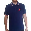 Bleu marine - Front - The Rolling Stones - Polo CLASSIC - Adulte