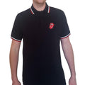 Noir - Front - The Rolling Stones - Polo CLASSIC - Adulte