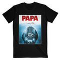 Noir - Front - Ghost - T-shirt PAPA JAWS - Adulte