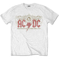 Blanc - Front - AC-DC - T-shirt OZ ROCK - Adulte