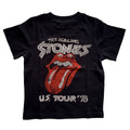 Noir - Front - The Rolling Stones - T-shirt US TOUR '78 - Enfant
