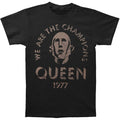 Noir - Front - Queen - T-shirt WE ARE THE CHAMPIONS - Adulte