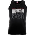 Noir - Front - Johnny Cash - Débardeur - Adulte