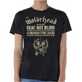 Noir - Front - Motorhead - T-shirt DEAF NOT BLIND - Adulte