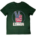 Vert - Front - John Lennon - T-shirt - Adulte