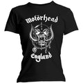 Noir - Front - Motorhead - T-shirt ENGLAND - Femme