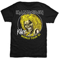 Noir - Front - Iron Maiden - T-shirt KILLER WORLD TOUR - Adulte