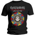 Noir - Front - Iron Maiden - T-shirt BOOK OF SOULS LIVE CHAPTER - Adulte