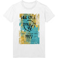 Blanc - Front - Van Halen - T-shirt PASADENA '77 - Adulte