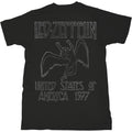 Noir - Front - Led Zeppelin - T-shirt USA - Adulte