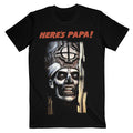 Noir - Front - Ghost - T-shirt HERE'S PAPA - Adulte
