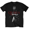 Noir - Front - Queen - T-shirt FREDDIE MERCURY - Adulte