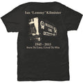 Noir - Back - Lemmy - T-shirt LIVED TO WIN - Adulte