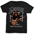Noir - Front - Lemmy - T-shirt IRON CROSS STONE DEAF FOREVER - Adulte
